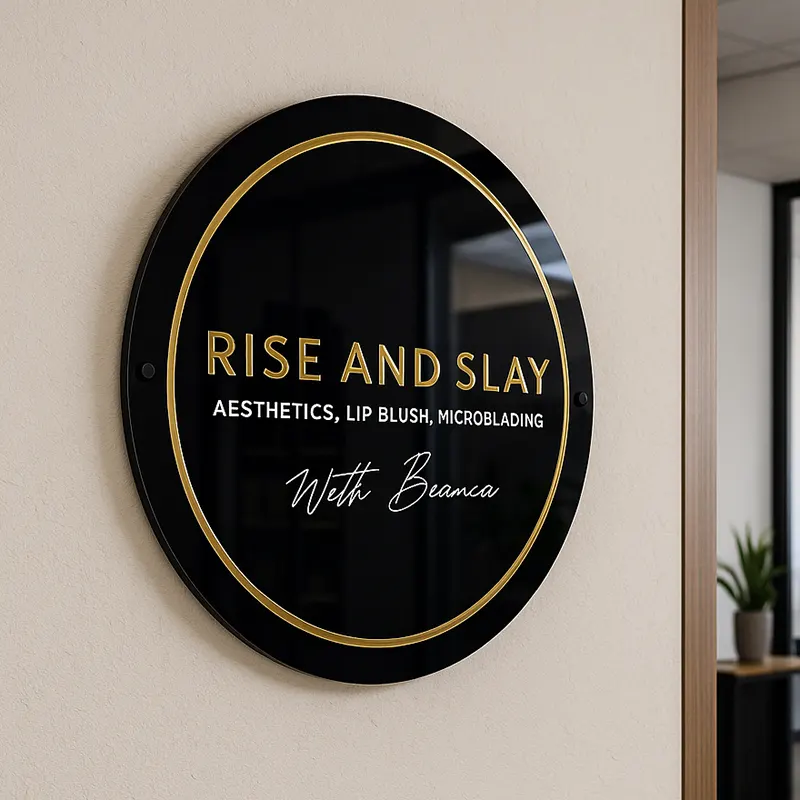 أكريليك أسود