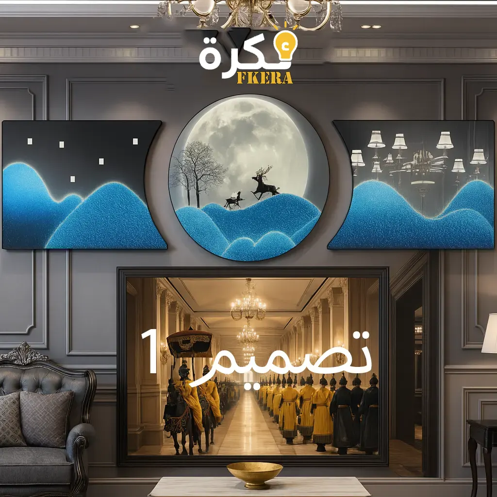 تصميم تابلوه حائط 1