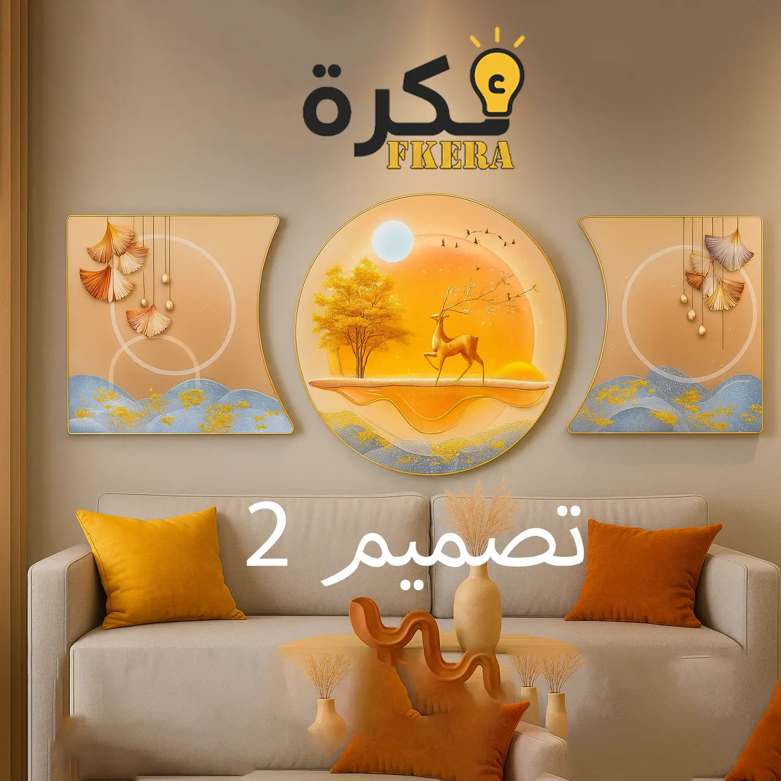 تصميم تابلوه حائط 2