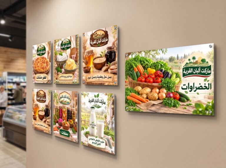 يافطة بولي مطبوع